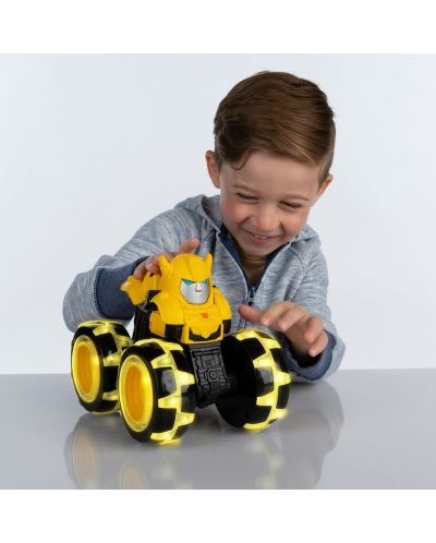 Ηλεκτρονικό παιχνίδι Tomy - Monster Treads, Bumblebee, με φωτιζόμενες ρόδες  - 5